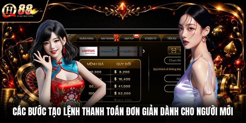 Các bước tạo lệnh thanh toán đơn giản dành cho người mới
